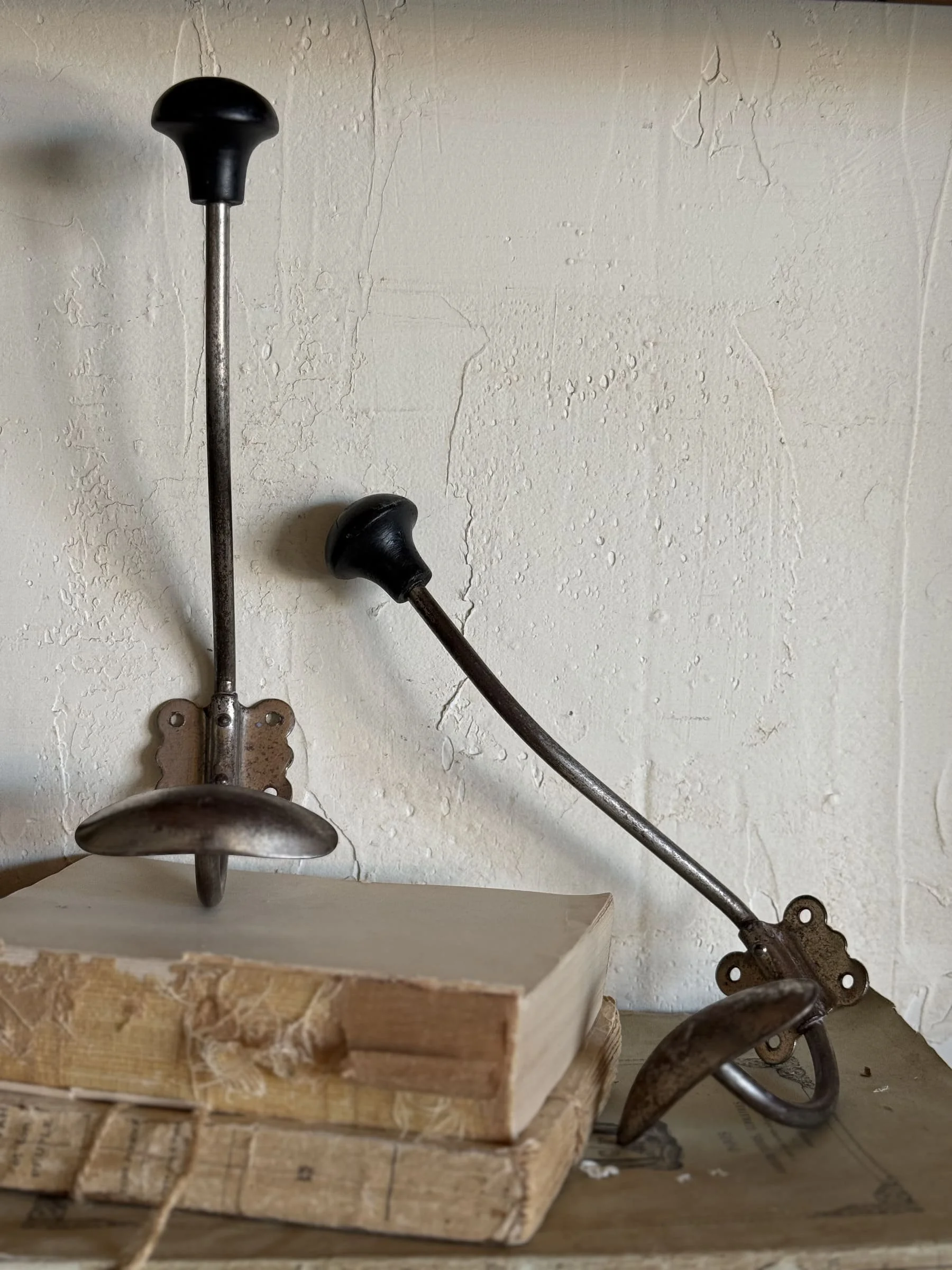 フランス アンティーク Hat & Coat Hook フック ハンガーラック Vintage Industrial Style French Coat and Hat Wall Rack Hook
